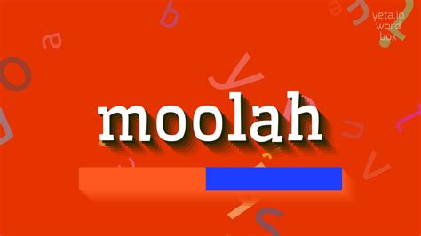 moolah pronunciation|How To Say Moolah .